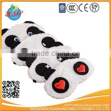 custom plush animal plush eyemask 2017 new products panda plush mask