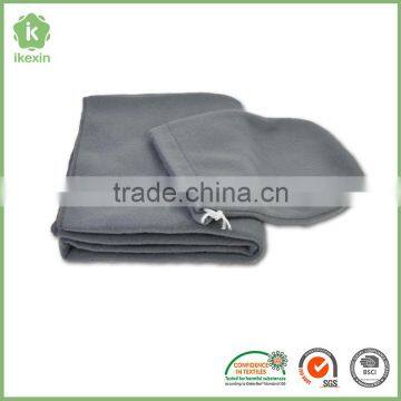 China Factory Brushed Printed Fleece Airline Blanket