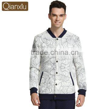 New products Qianxiu pjs factory for distributor thick winter mens pajamas