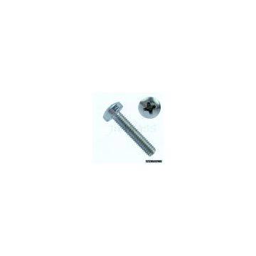 pan head phillips machine screw (Bright zinc  )
