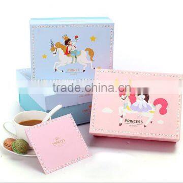 Prince Princess Children Gift Pakaging Paper Box Present Gift Package for Children Daughter & Son Gift Package Box Case