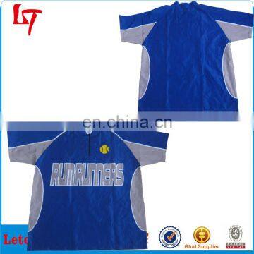 Golf Half Sleeve baseball Windshirts breathable custom made Golf Windshirt