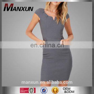 New Fashion Lady Dress Bodycon Design Sleeveless Short Dress for Online Sale