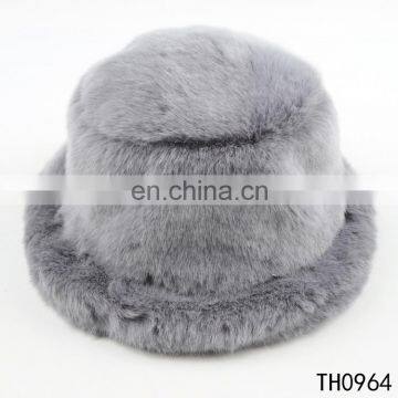 TOROS new fashion cool custom winter grey fleece fake fur hat for lady