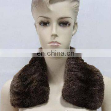 100% Real rex rabbit fur collar AB10080