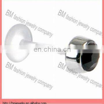 Fashion 16 gauge lip ring labret body piercing jewelry
