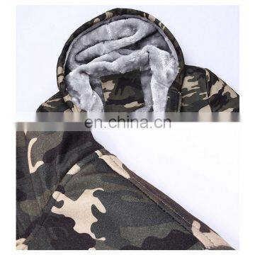 Online Shopping Men's Warm Hoodie Zip Sweatshirt Sweater Tops Long Sleeve Jacket Coat Camouflage photo-4