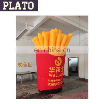 giant infltable french fries inflatable chips for advertising