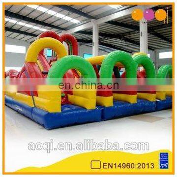 AOQI products factory price much fun indoor inflatable obstacle course AQ1339