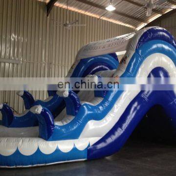 Cheap commercial best quality inflatable pool water slide for sale WS051