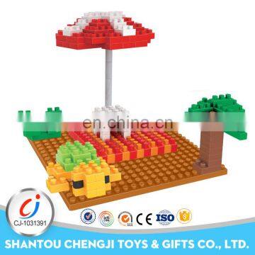 Funny kids toys plastic diy modular building blocks