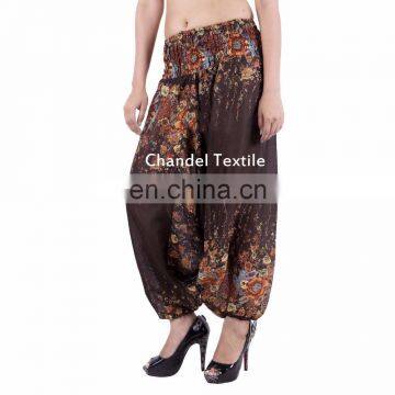 Brown Harem Yoga Pants Trouser Baggy Gypsy Ginie Alibaba Trouser Aladdin elastic pant Rayon gypsy yoga pant Trousers wholesale