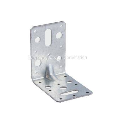 Heavy Duty Metal Building Material Fasteners Angle Corner Brace Shelf Bracket for Wood