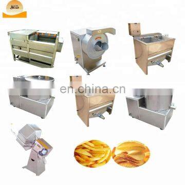 Electric potato chips machine , Frozen french fries making machine plant