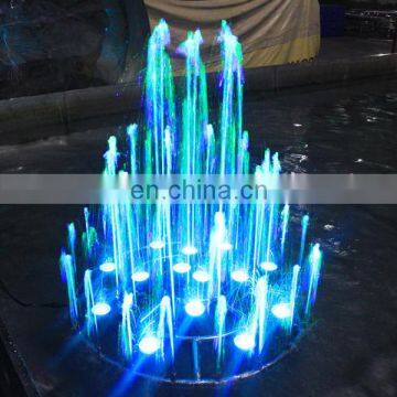 colorful led small 3m 1m 4m musical dancing water indoor fountain