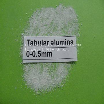 Tabular alumina 0-0.5mm refractory abrasive