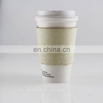 Coffee Sleeve For Hot Drink ,100% Wool Felt Heat-resistant Coffee Cup Sleeve photo-4