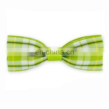 Stylish St Patrick's Day Green Baby Girls Hair Accessories Ribbon New Years Hair Bows Princess Hair Bow photo-2