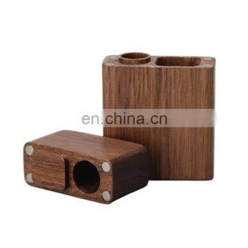 HQP-XJ16 HongQiang Wooden Custom Weed Smoking Cigarette Case Pipe Smoking Accessories Hitter Dugout photo-2