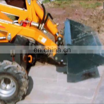 Small crawler bulldozer for sale, mini skid steer loader with angle blade attachment