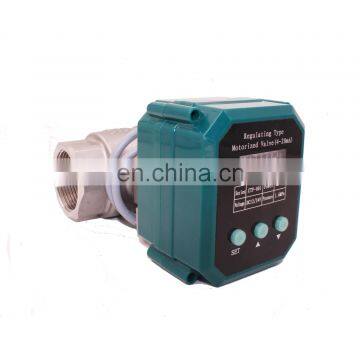 CTF001 4 20ma Stainless steel actuated ball valve refrigeration