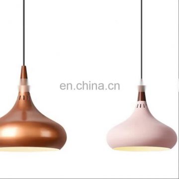 Middle Eastern Style Rose Gold Industrial Pendant Light for bedroom