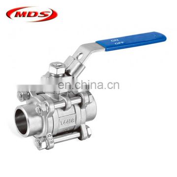 3 pc stainless steel ss316 ball valve dn50 made in China