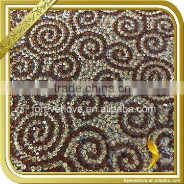 24*40cm hot sale jewelry and crystal hot fix rhinestone mesh glue sheet FRM-189