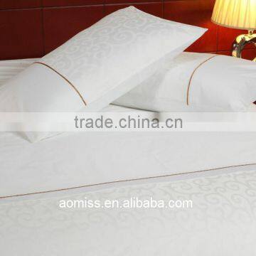 100% Egyption Cotton Plain White Hotel Bed Sheets photo-3