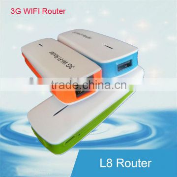 Professional 3G 4G Portable mini wireless 3G WIFi Router for PC laptop