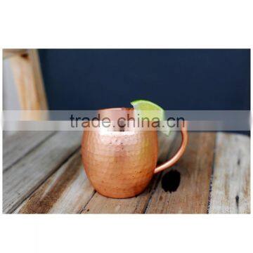 Shiny Finish Copper Beer Mug With Beautiful Brass Handle photo-4