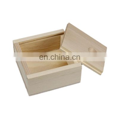 Factory direct cheap big custom unfinished wooden box art set