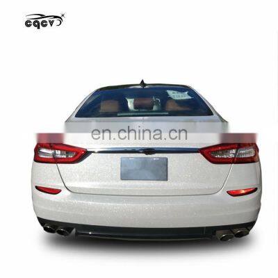 Beautiful Carbon Fiber LP Style Body Kit for Maserati Quattroporte 2013-2015 Front Spoiler Rear Spoiler and Side Skirts photo-5