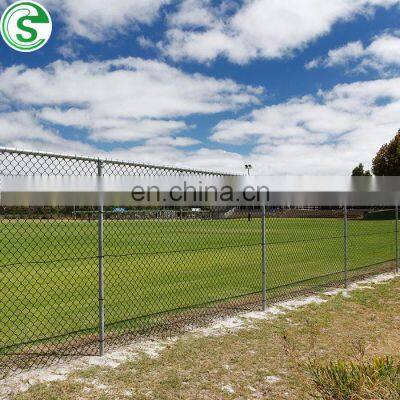 Customized chain link fence rolls diamond shape fencing