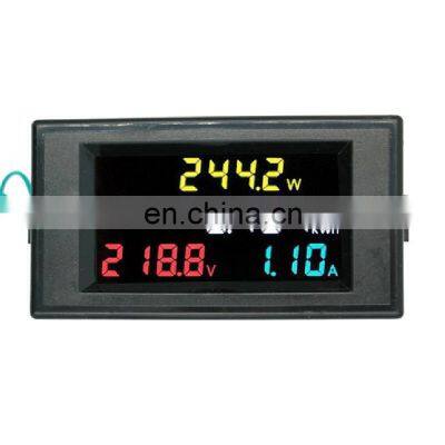 4 IN 1 Color Screen Digital AC Voltmeter Ammeter 80-300v/200-450v 100A Power Energy Meter Current voltage Monitor  CT Coil