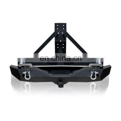 Dongsui Factory Auto Accessories Newest Design High Quality Steel Rear Bumper for Jeep JK Wrangler