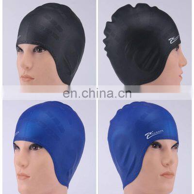 OEM Customized Personalized Waterproof Swim Cap Adult Seamless Silicone Swimming Cap photo-5