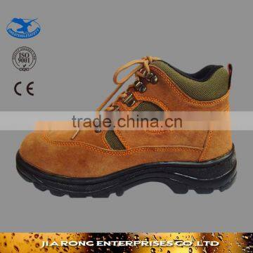 Hot Selling mid-cut embossed leather Safety Shoes SS018