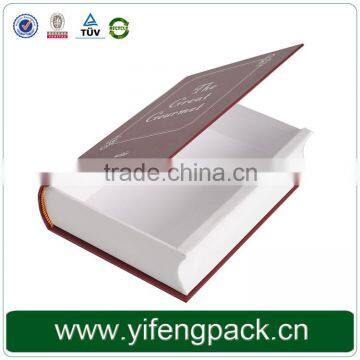 Magnetic Closure Cardboard Book Shaped Decorative Book Boxes photo-6