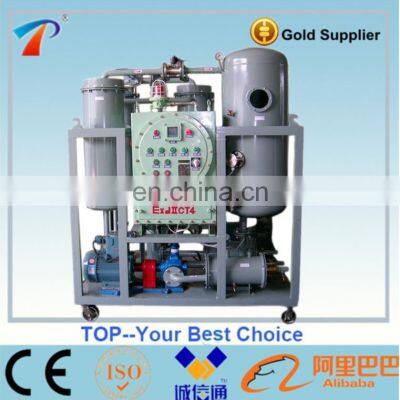 Turbine oil and water separate filters machine remove water, vapor, impurities, sludge, varnish ect