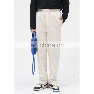 customized design logo spandex thick fleece solid color sport joggers for men 2022