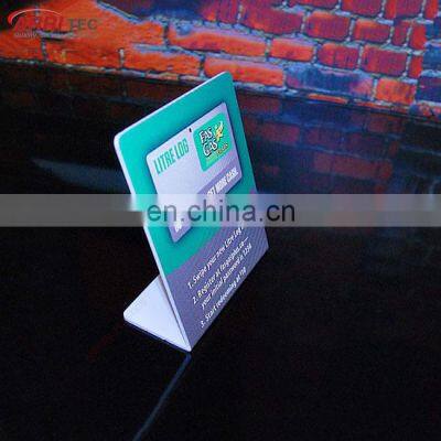 Full Color Printing Desk Holder Foam Board L Shape Pvc Advertising Sign photo-2