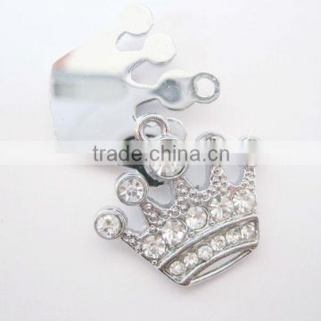 DIY rhinestone crown pendant (SH-082)