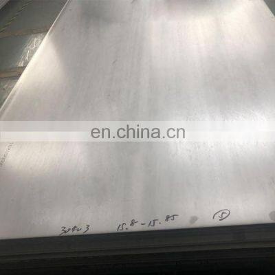 3.5mm thickness 201/202/304 No.1 8K aisi 304 stainless steel sheet price per kg