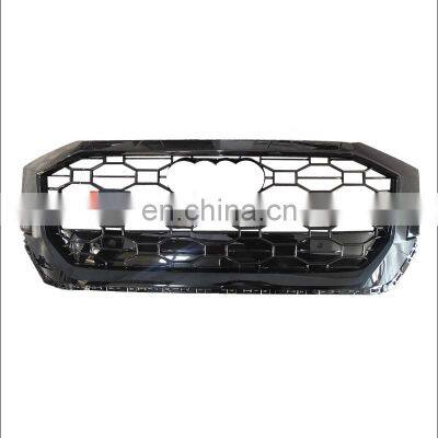Q8 Honeycomb Grill Audi Q8 With Camera Holes ABS 2020 photo-3
