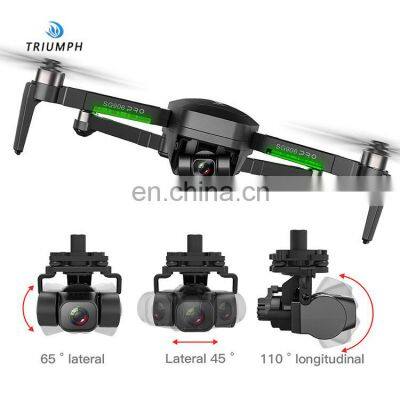 Professional 5G WIFI 4KM FPV RC Brushless Drone 4K GPS 3-Axis Gimbal Detachable Filter Camera Panorama Photography Mode RTF Gi photo-3