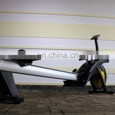Gym Equipment Indoor Commercial Foldable Low Seated Air Wind Resistance Rowing Machine photo-4