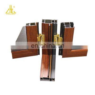 Wooden Australian Standard Aluminum Screen Casement Sliding Window 6063 Series Apartment 2021 New Trend