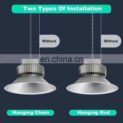 120W 50W Smd 200W For Refinery Shop Industrial Warehouse Light Led For Gyms Shopping Mall Explosion Proof Led High Bay Light photo-3