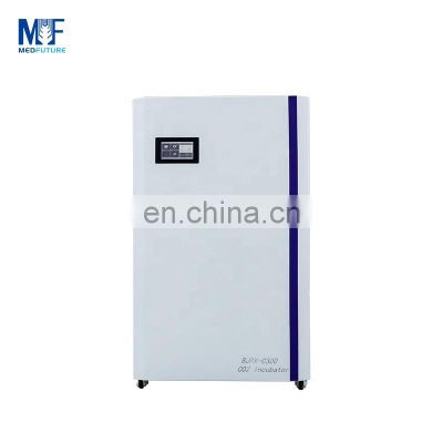 MedFuture air jacket CO2 incubator fully automatic with USB port and LCD touch screen co2 incubator for cell culture